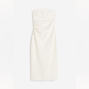 H&M gathered bandeau dress